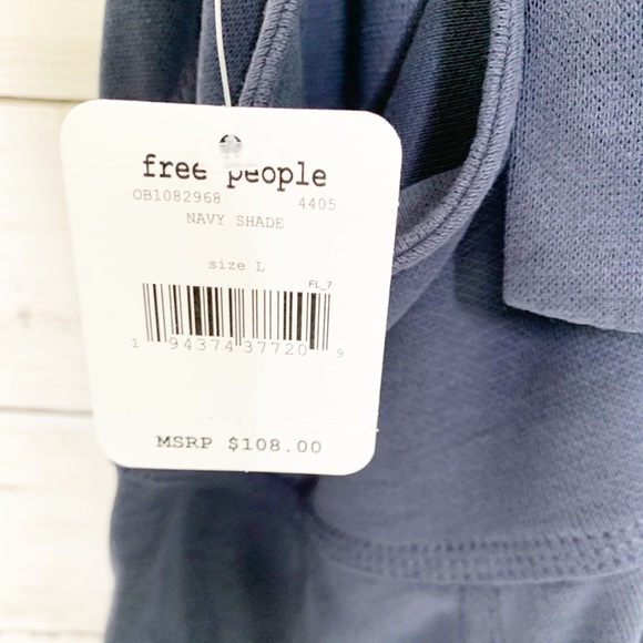 NWT Free People | Blue High Tide Jumpsuit Romper - Picture 10 of 10